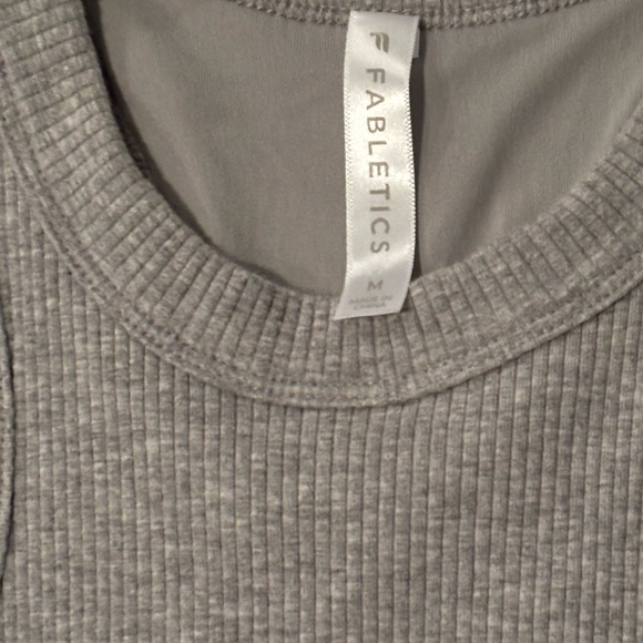 Fabletics High Neck Ribbed Tank M - Picture 6 of 7